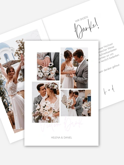 Dankeskarte Hochzeit Thank You