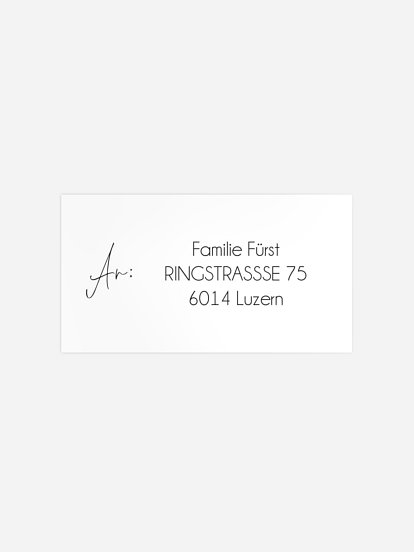 Empfängeraufkleber Konfirmation und Kommunion Thank You