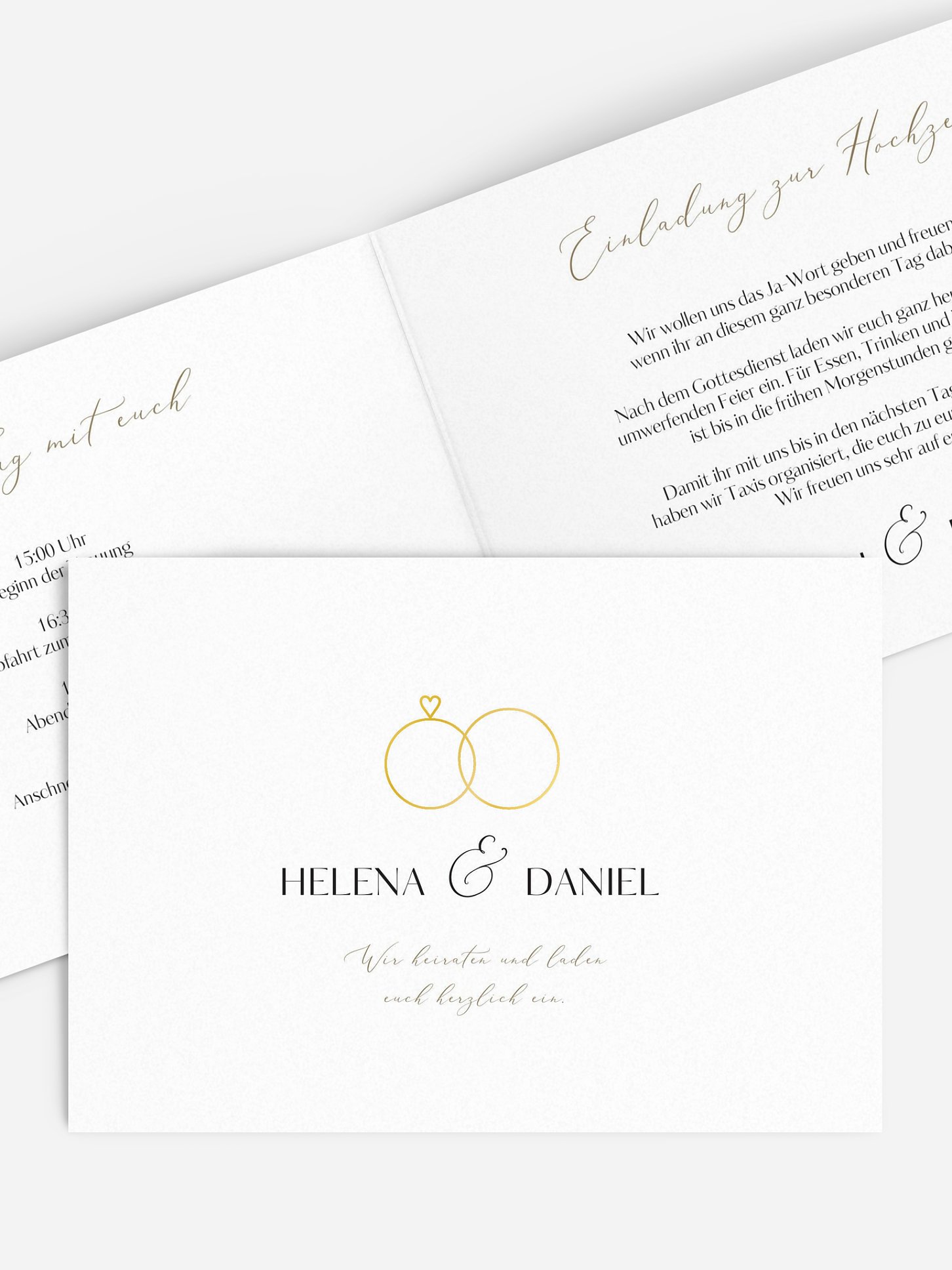 Hochzeitseinladung Twogether