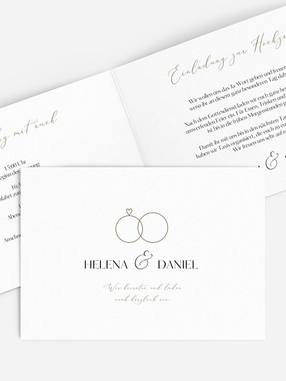Hochzeitseinladung Twogether