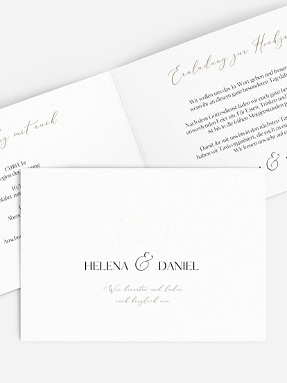 Hochzeitseinladung Twogether