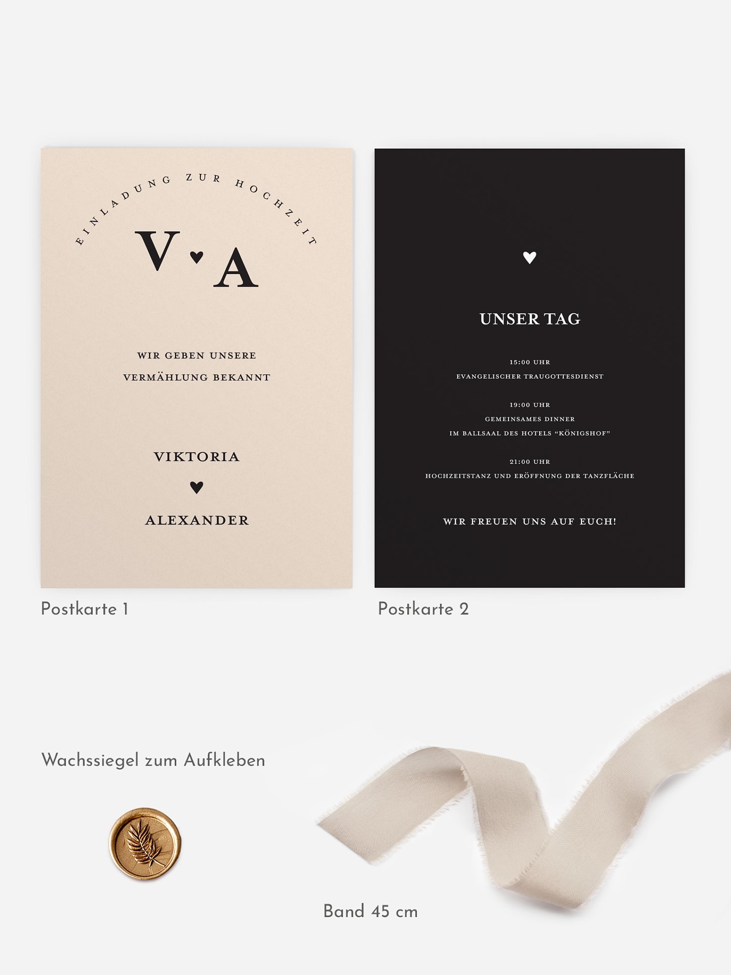 Hochzeitseinladung Made For You