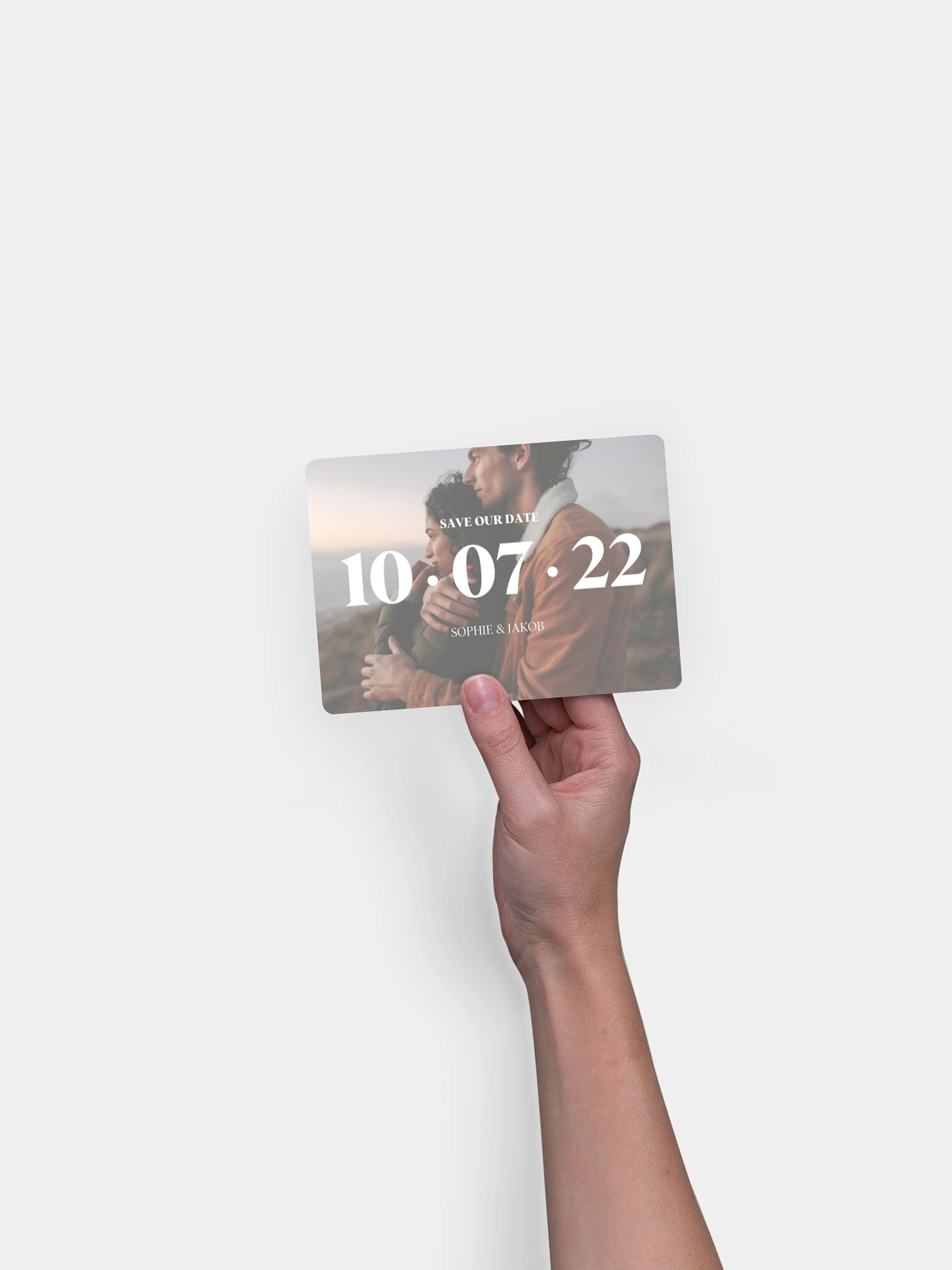 Save-the-Date Karte Happy Love