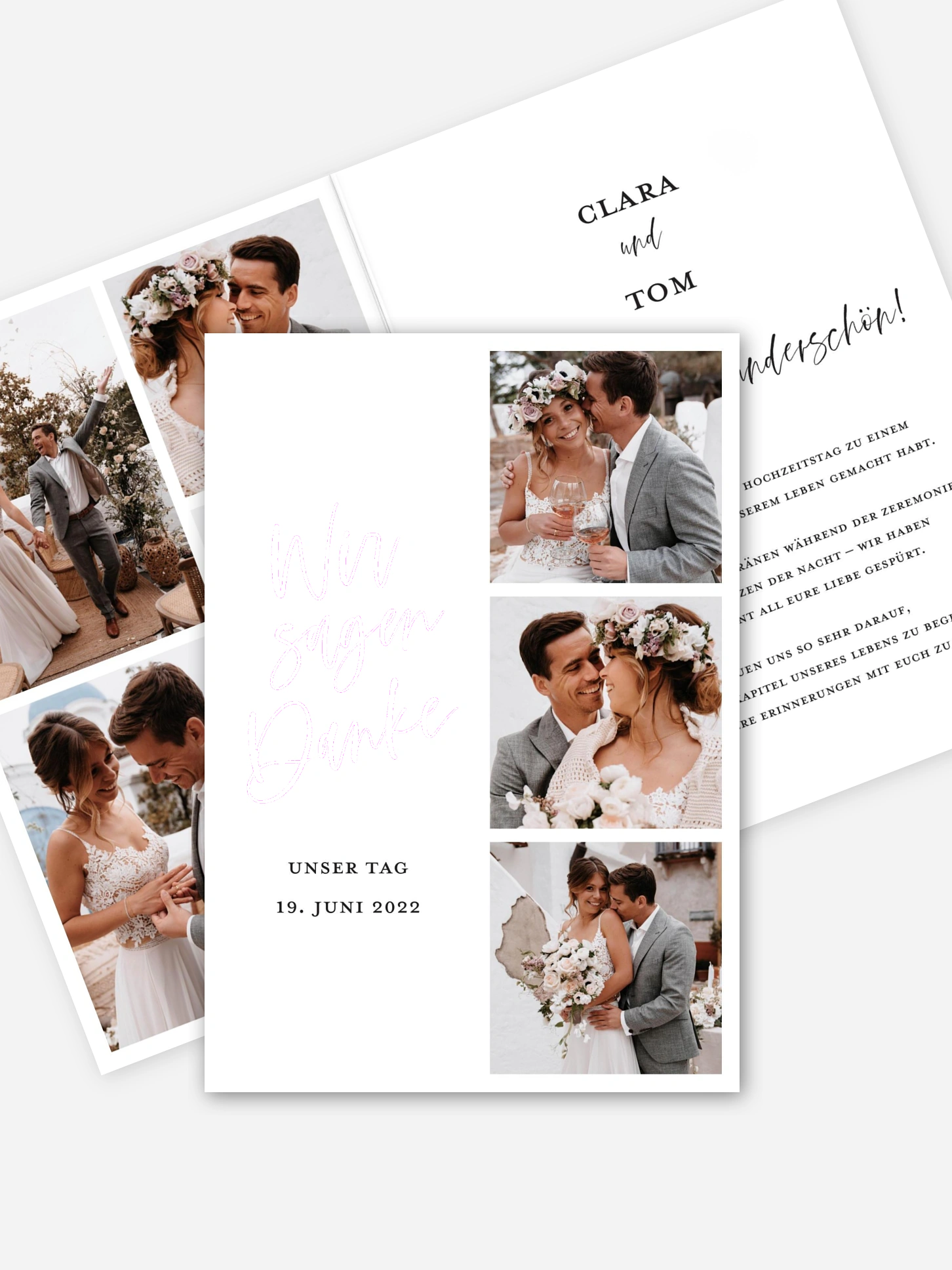Dankeskarte Hochzeit Loving You