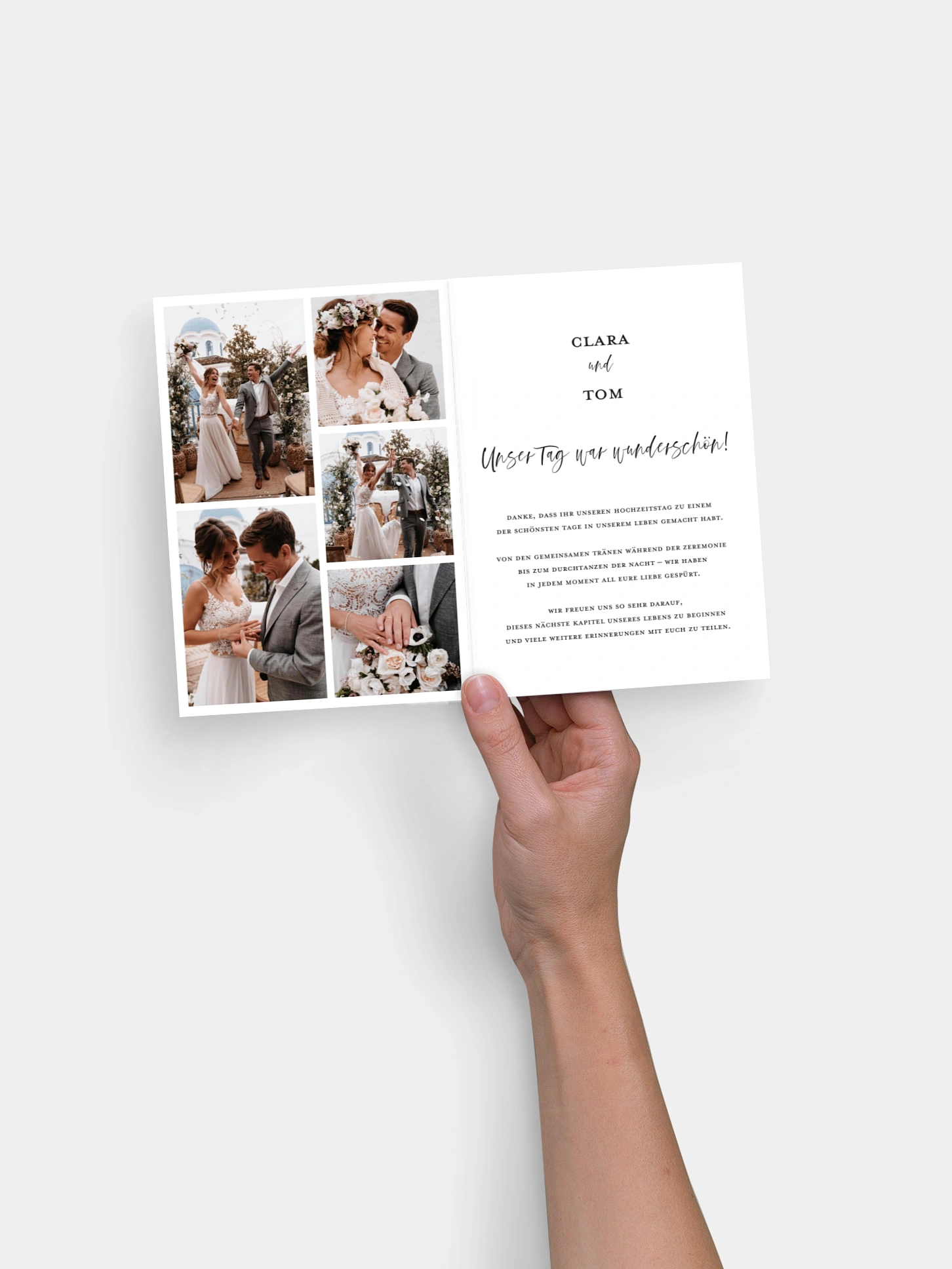 Dankeskarte Hochzeit Loving You