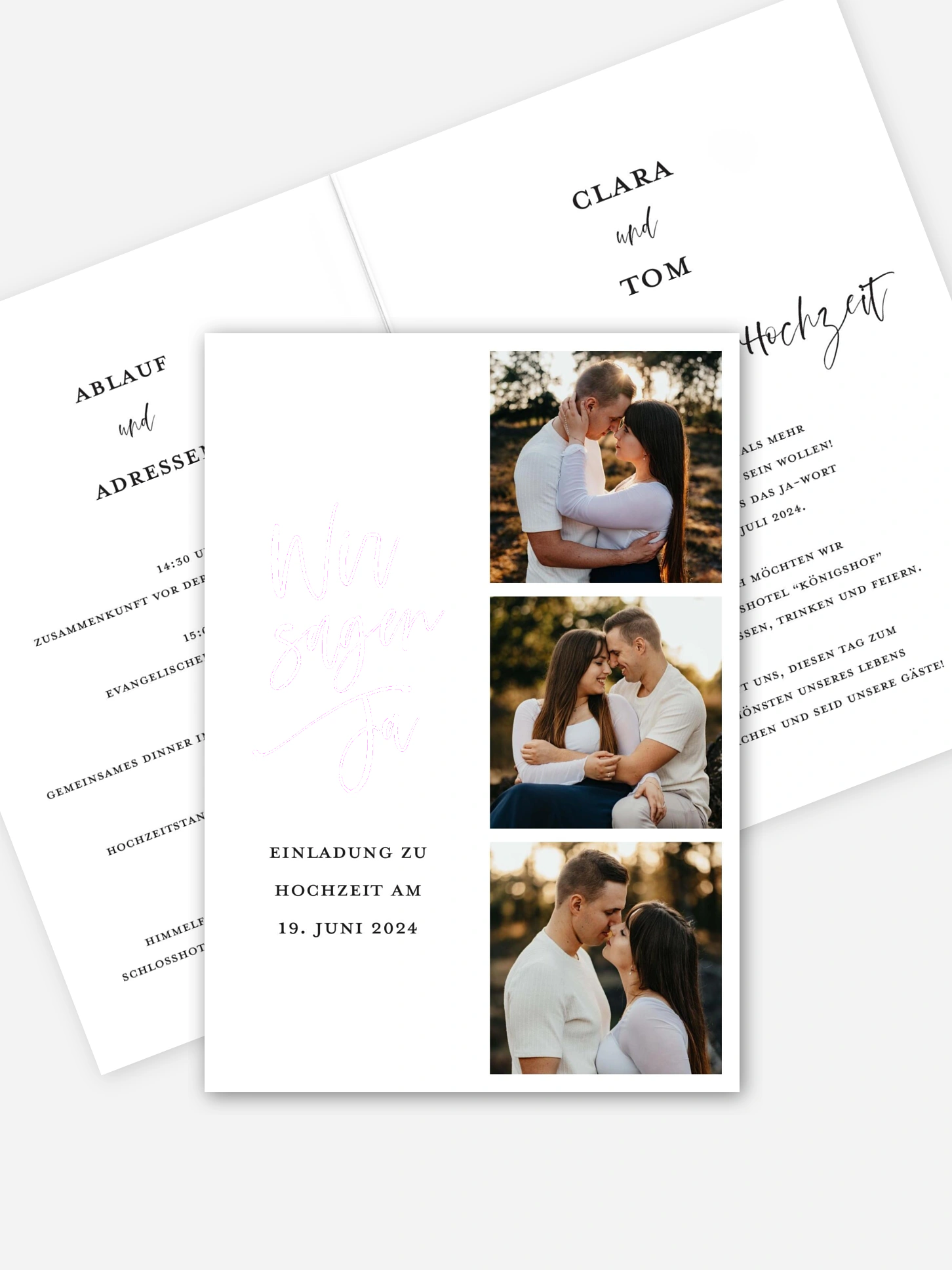 Hochzeitseinladung Loving You