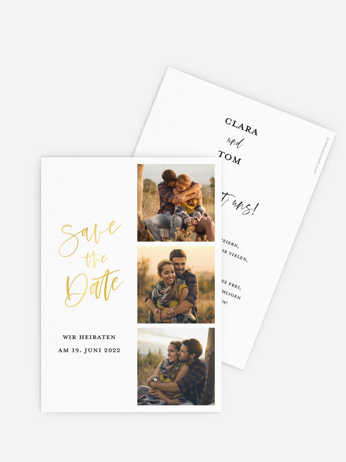 Save-the-Date Karte Loving You