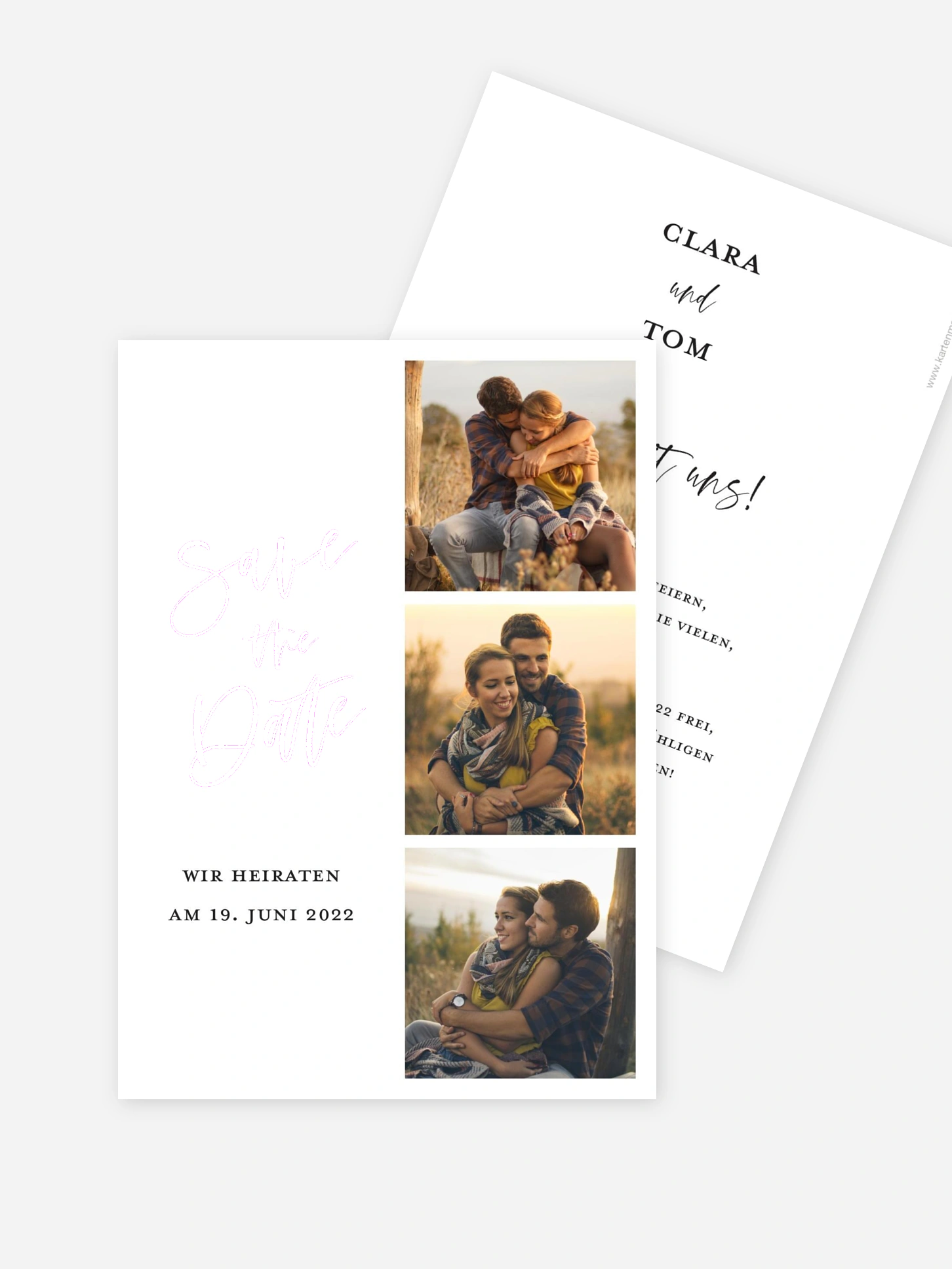 Save-the-Date Karte Loving You