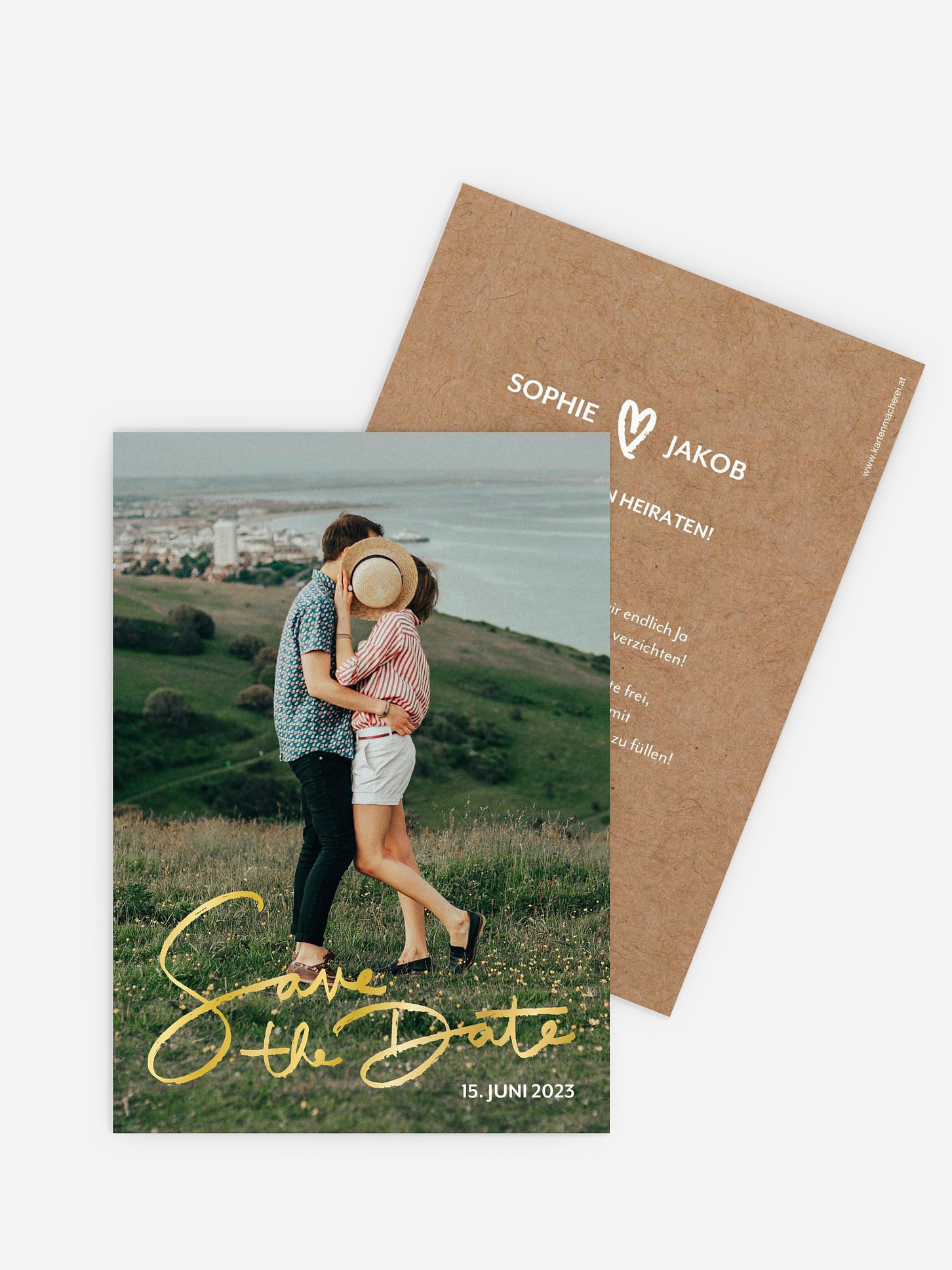 Save-the-Date Karte Only Us
