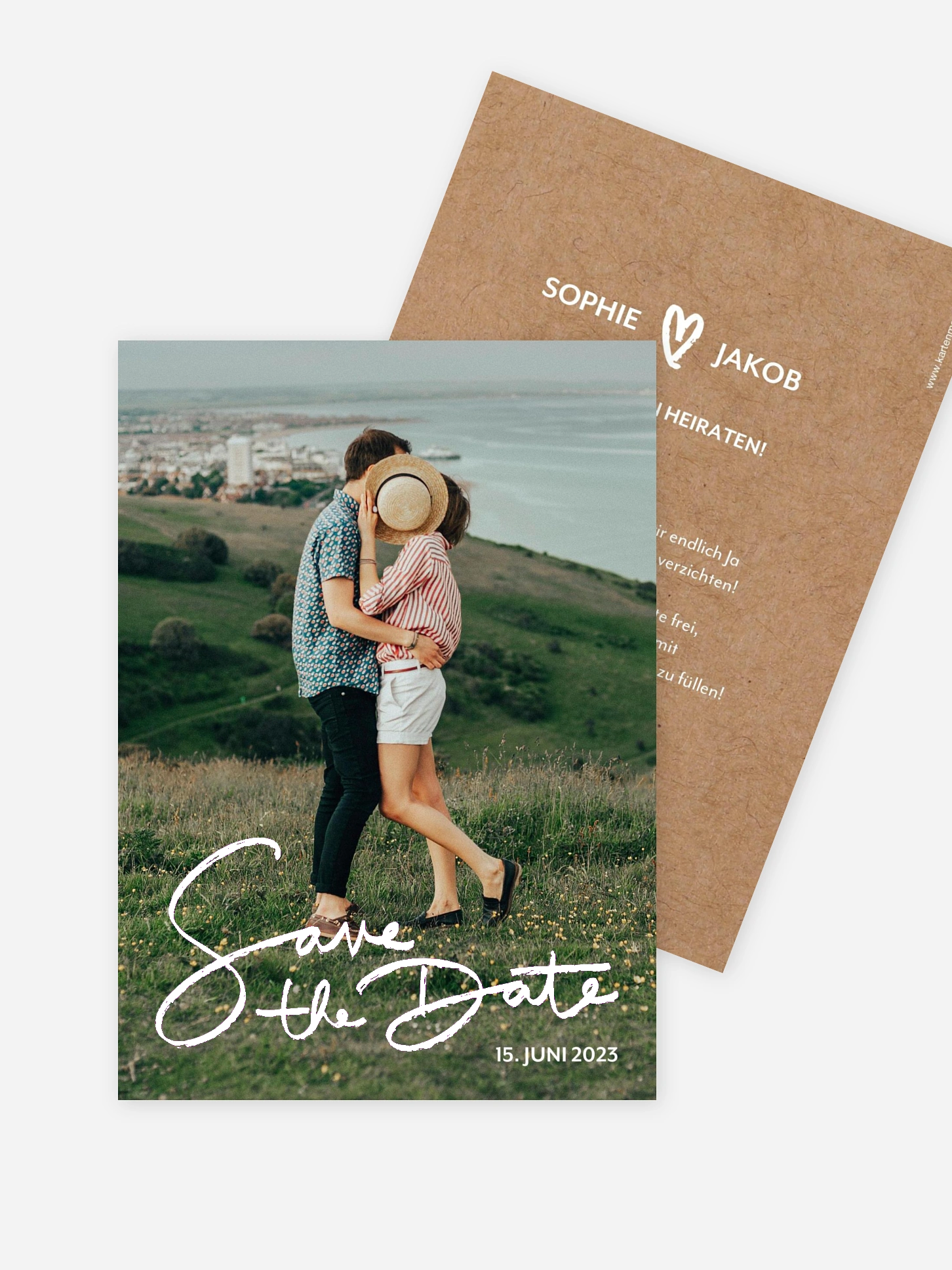 Save-the-Date Karte Only Us