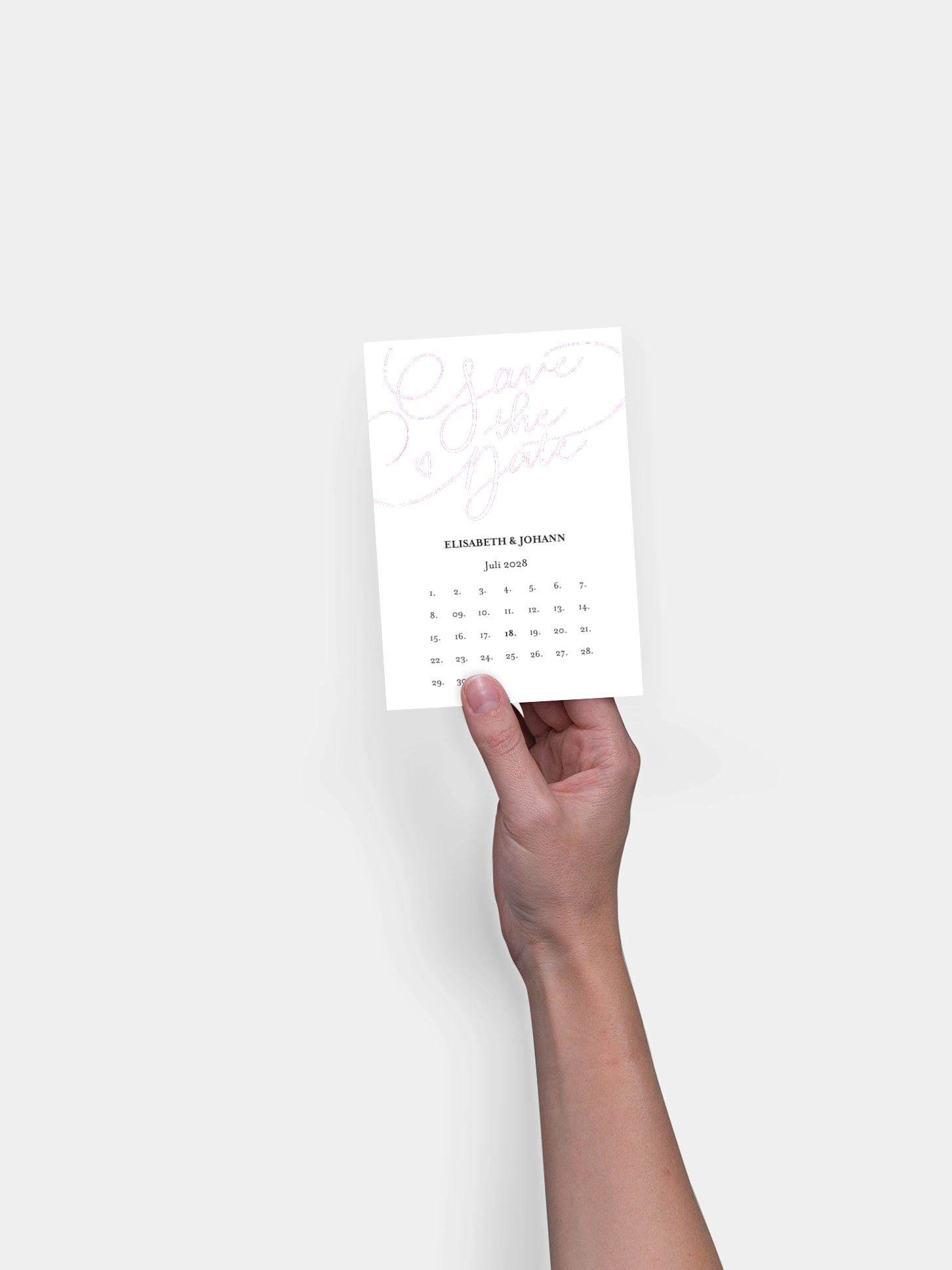 Save-the-Date Karte Adore You