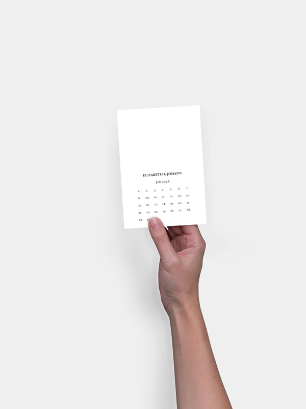 Save-the-Date Karte Adore You