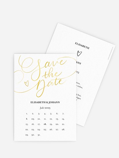 Save-the-Date Karte Adore You