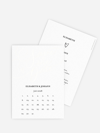 Save-the-Date Karte Adore You