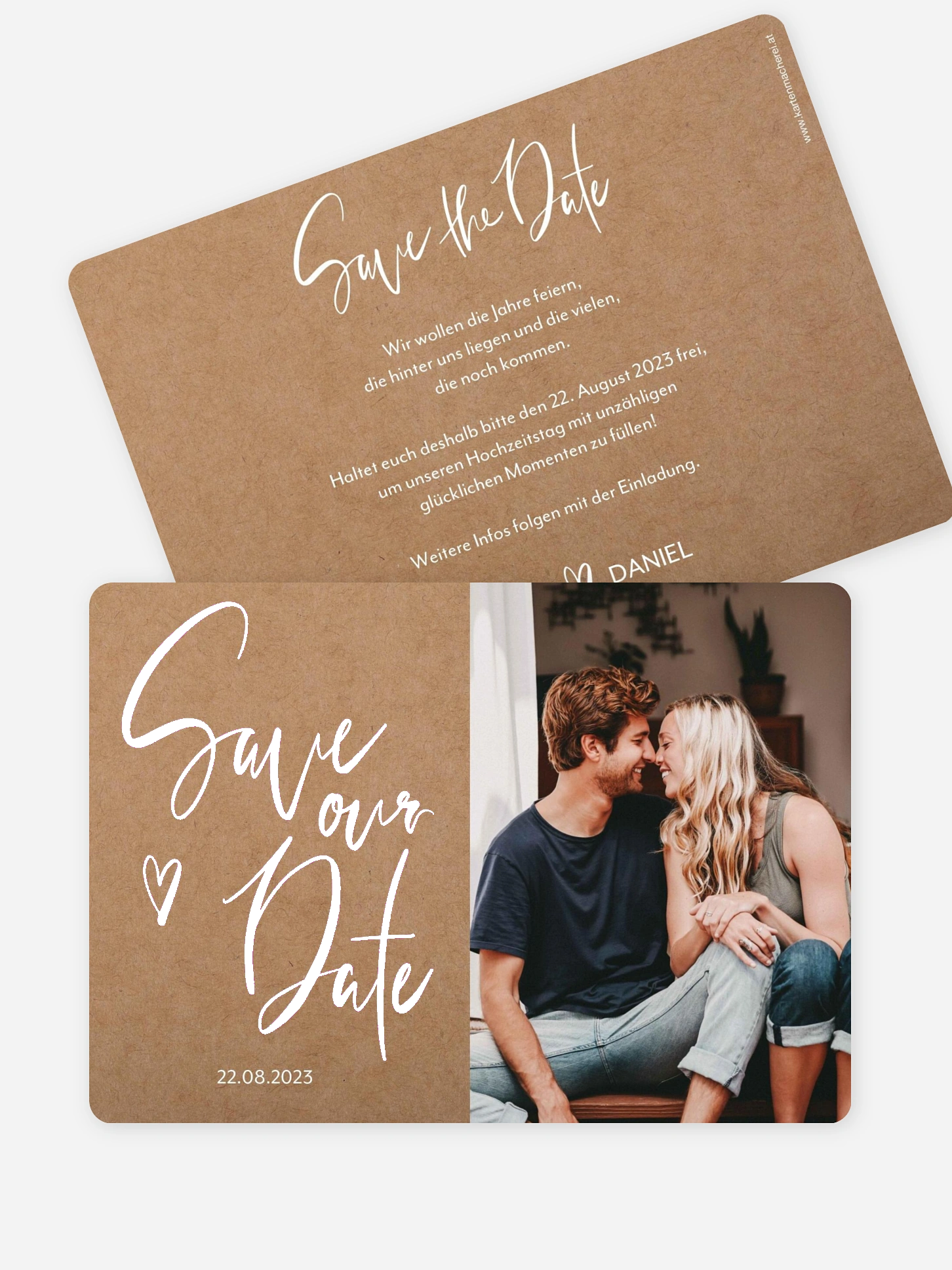 Save-the-Date Karte Storied