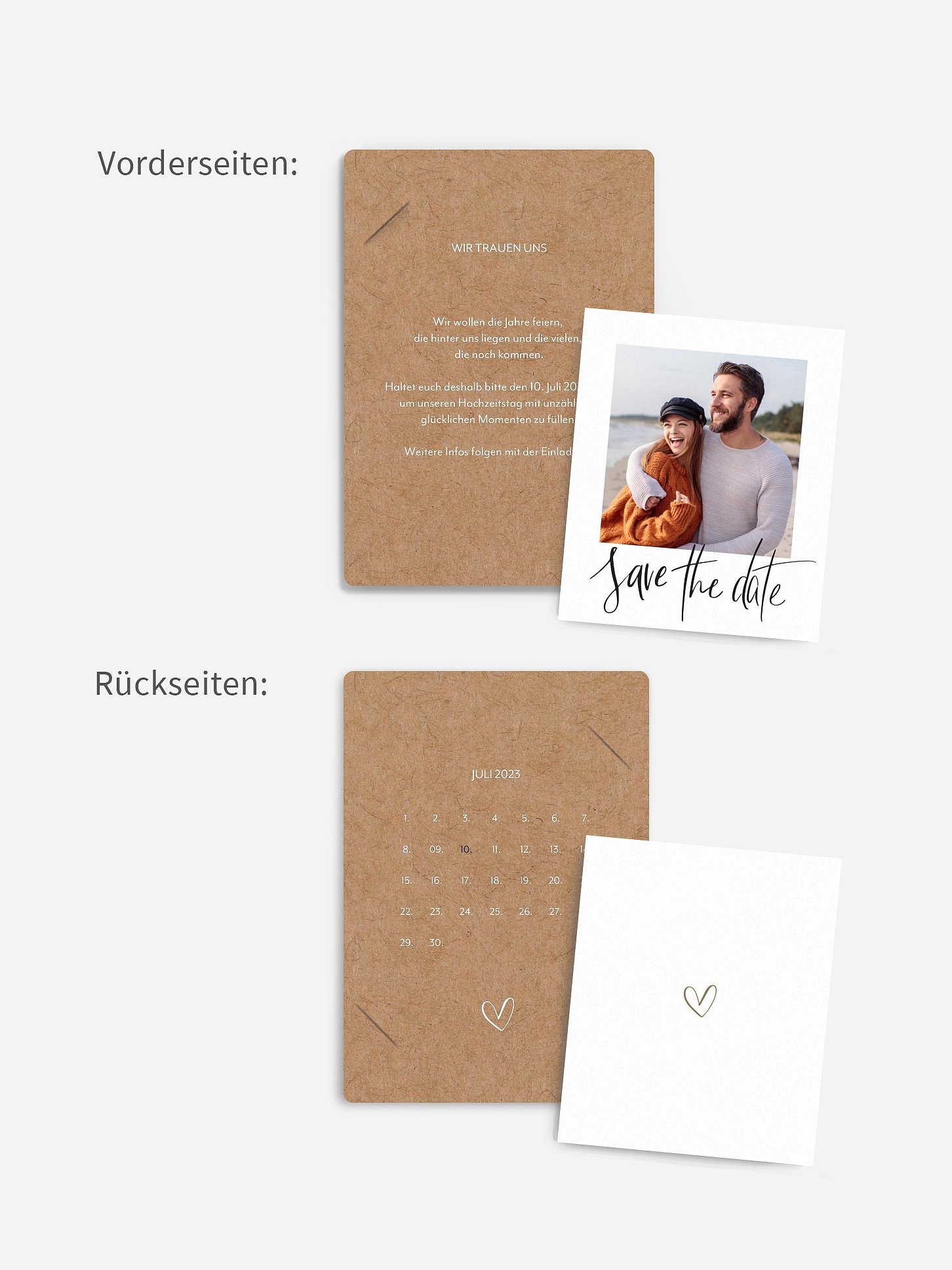 Save-the-Date Karte Simple Modern