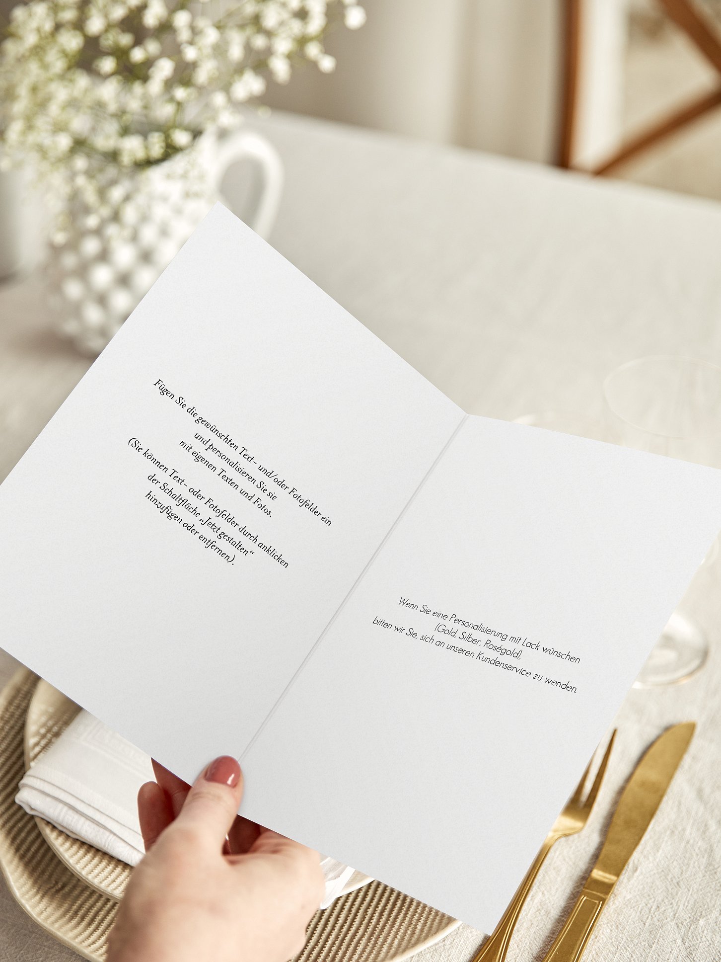 Menükarte Hochzeit Frei Personalisierbar