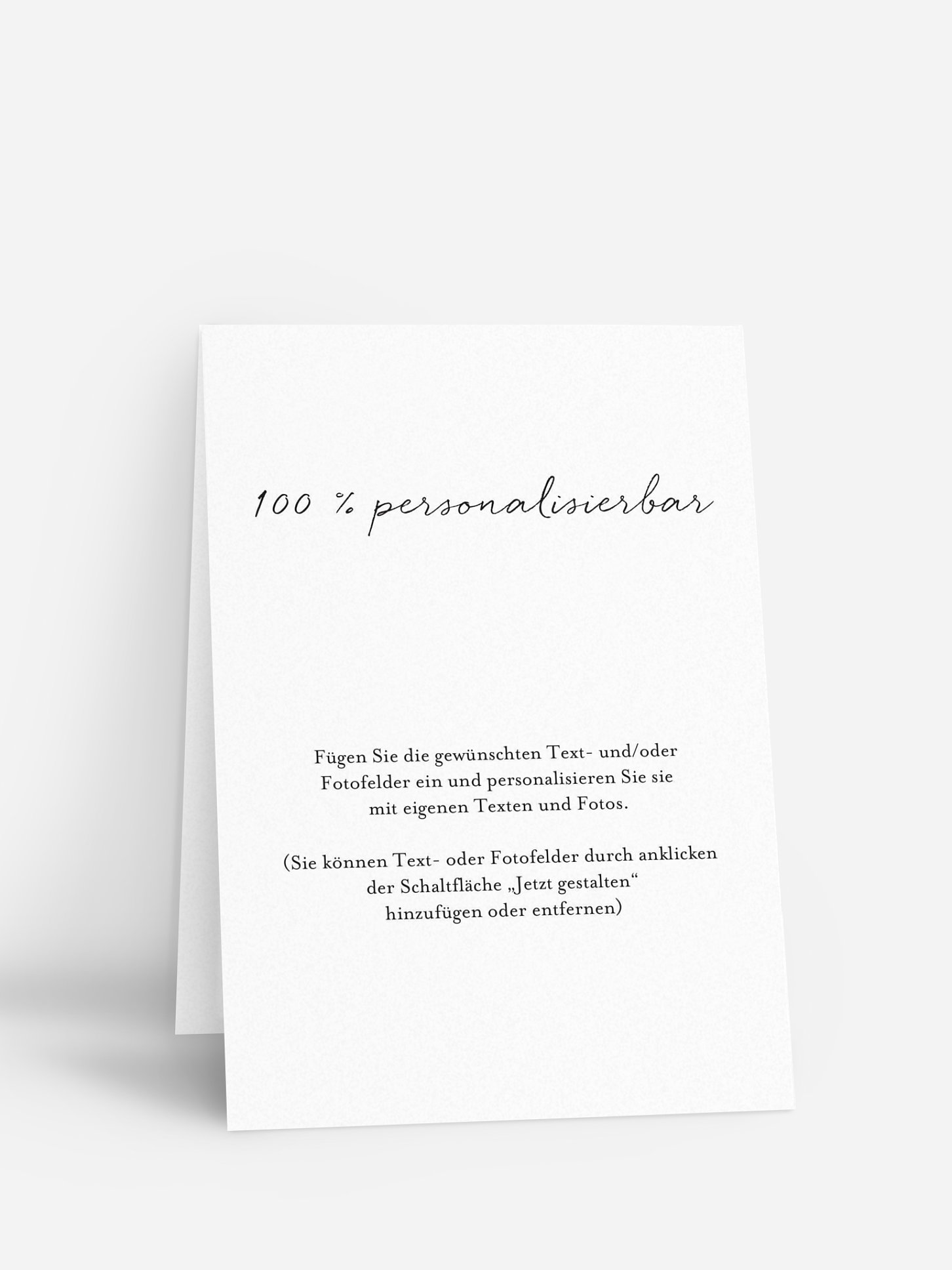 Gruppentischkarte Frei Personalisierbar