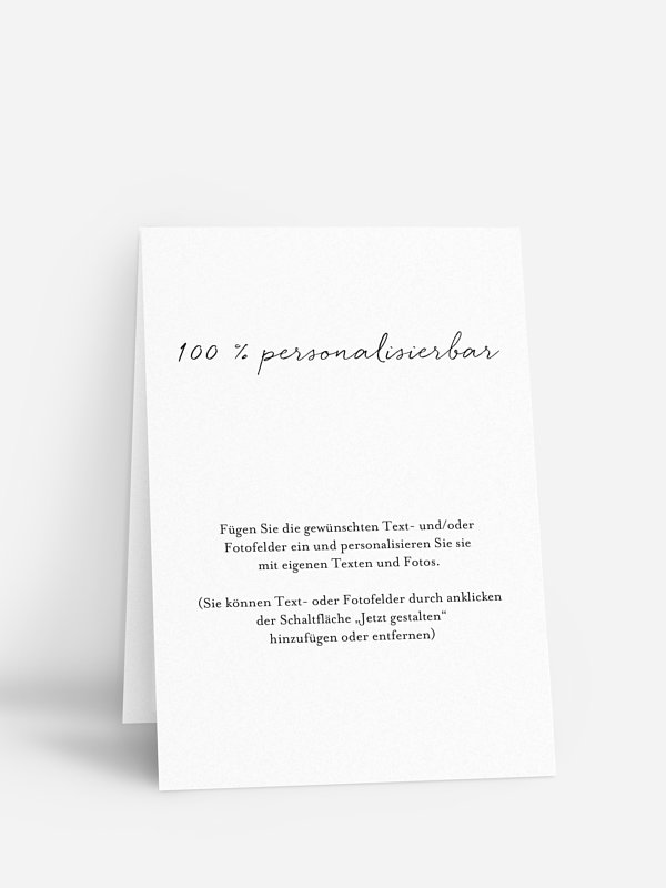 Gruppentischkarte Frei Personalisierbar