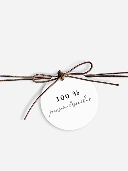 Anhänger mit Band zur Hochzeit Frei Personalisierbar
