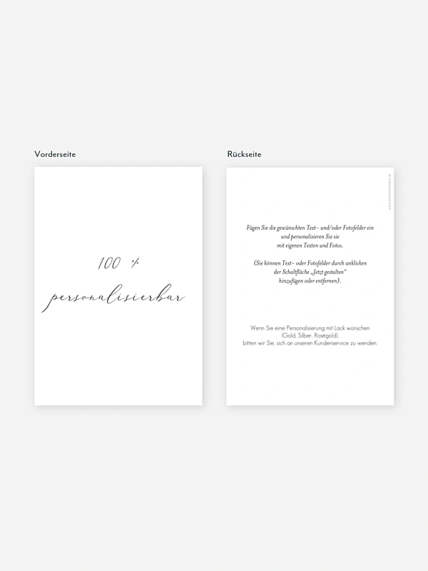 Save-the-Date Karte Frei Personalisierbar