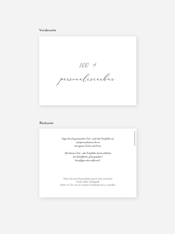 Save-the-Date Karte Frei Personalisierbar