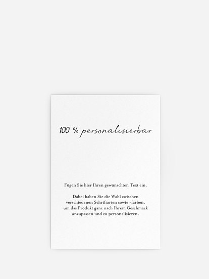 Frei Personalisierbar