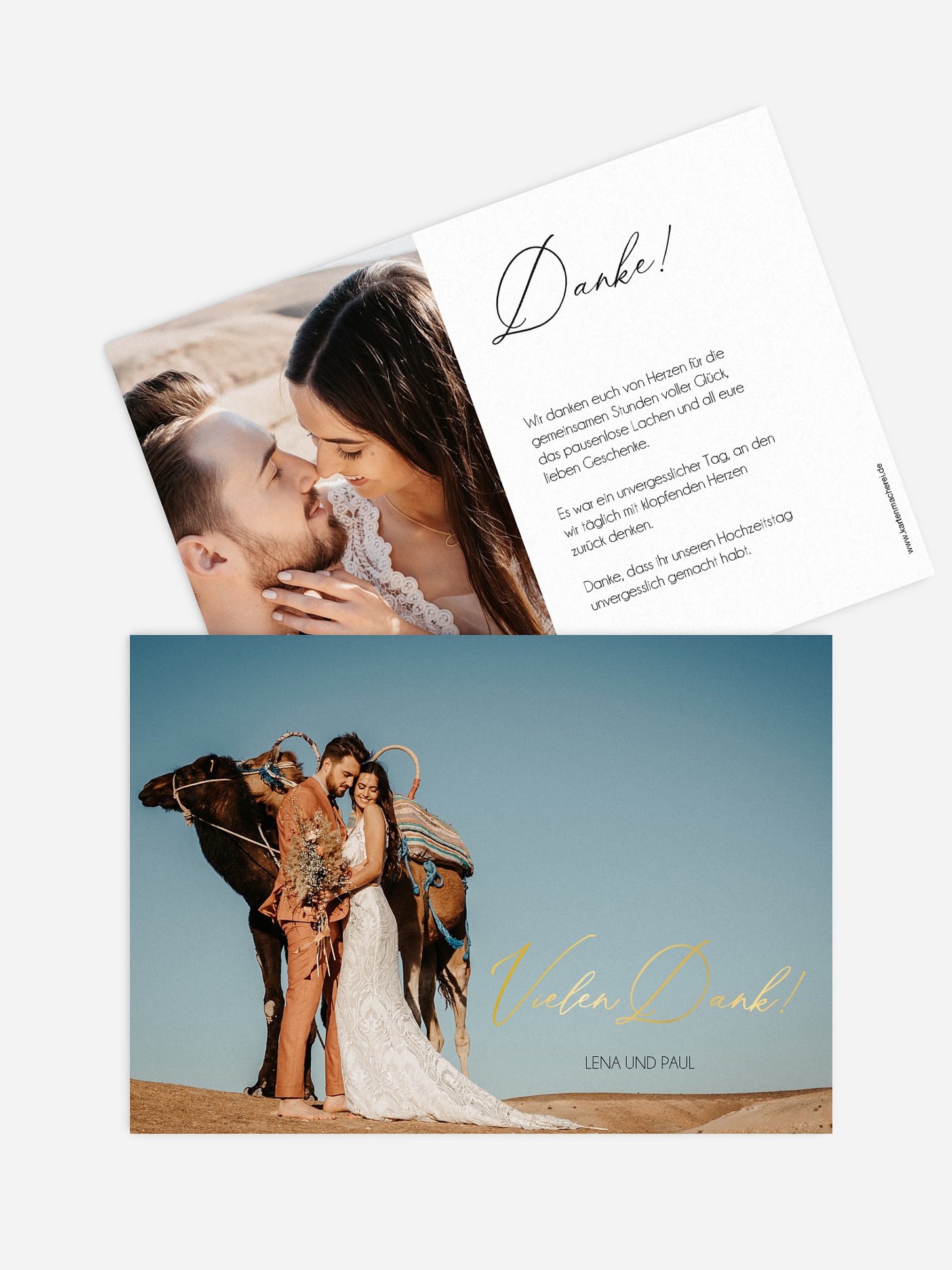 Dankeskarte Hochzeit Love Is A Journey