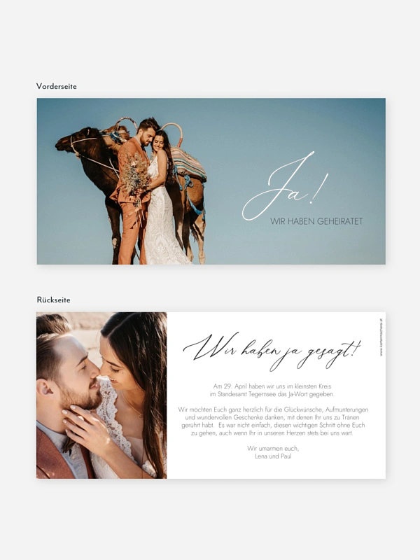 We-said-yes Karte Love Is A Journey