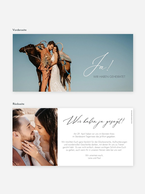 We-said-yes Karte Love Is A Journey