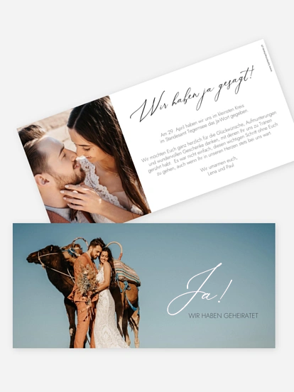 We-said-yes Karte Love Is A Journey