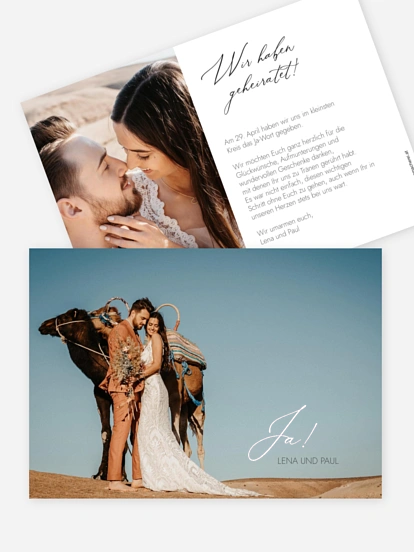 We-said-yes Karte Love Is A Journey