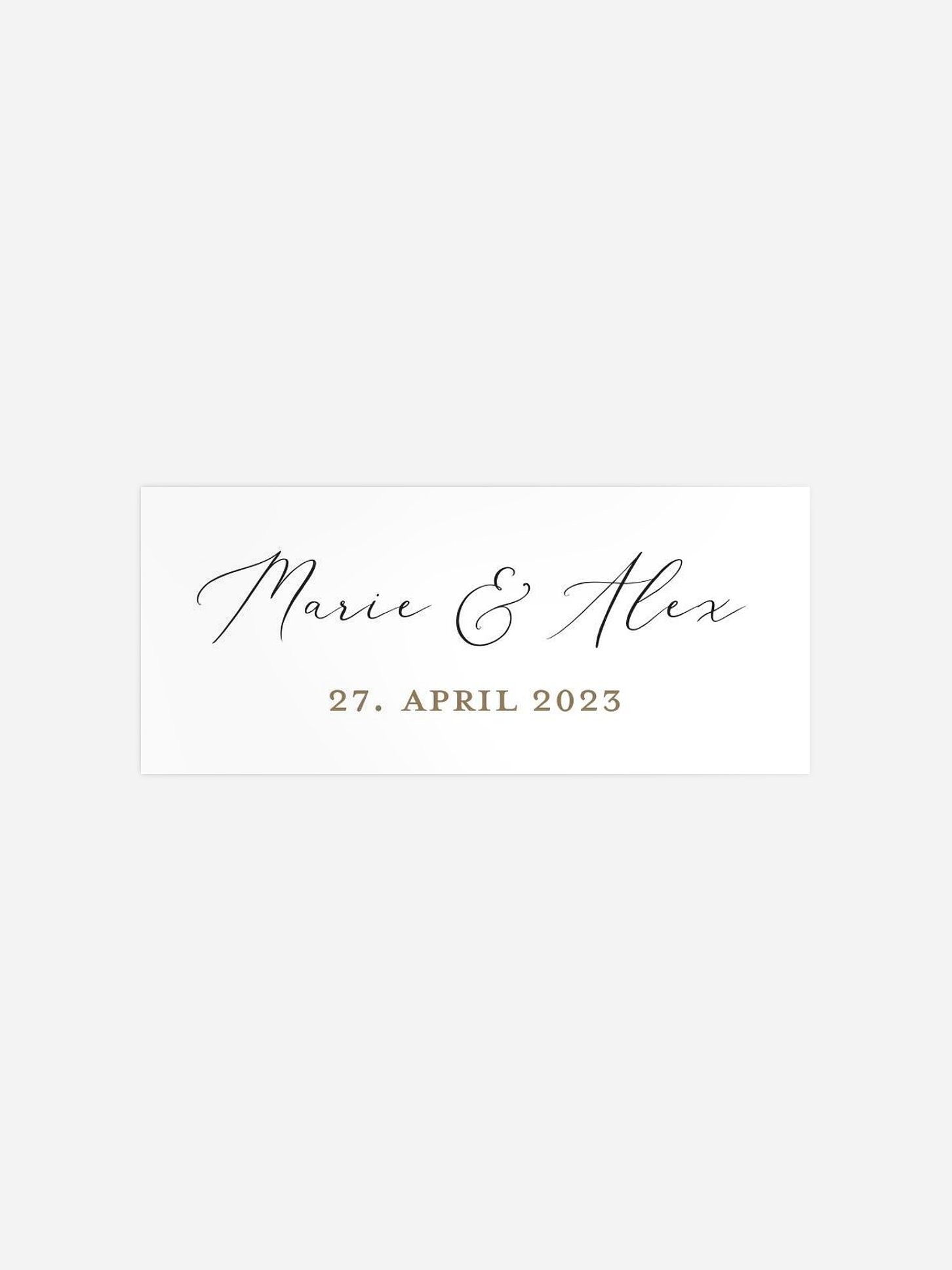 Geschenkaufkleber Hochzeit Romantic Family