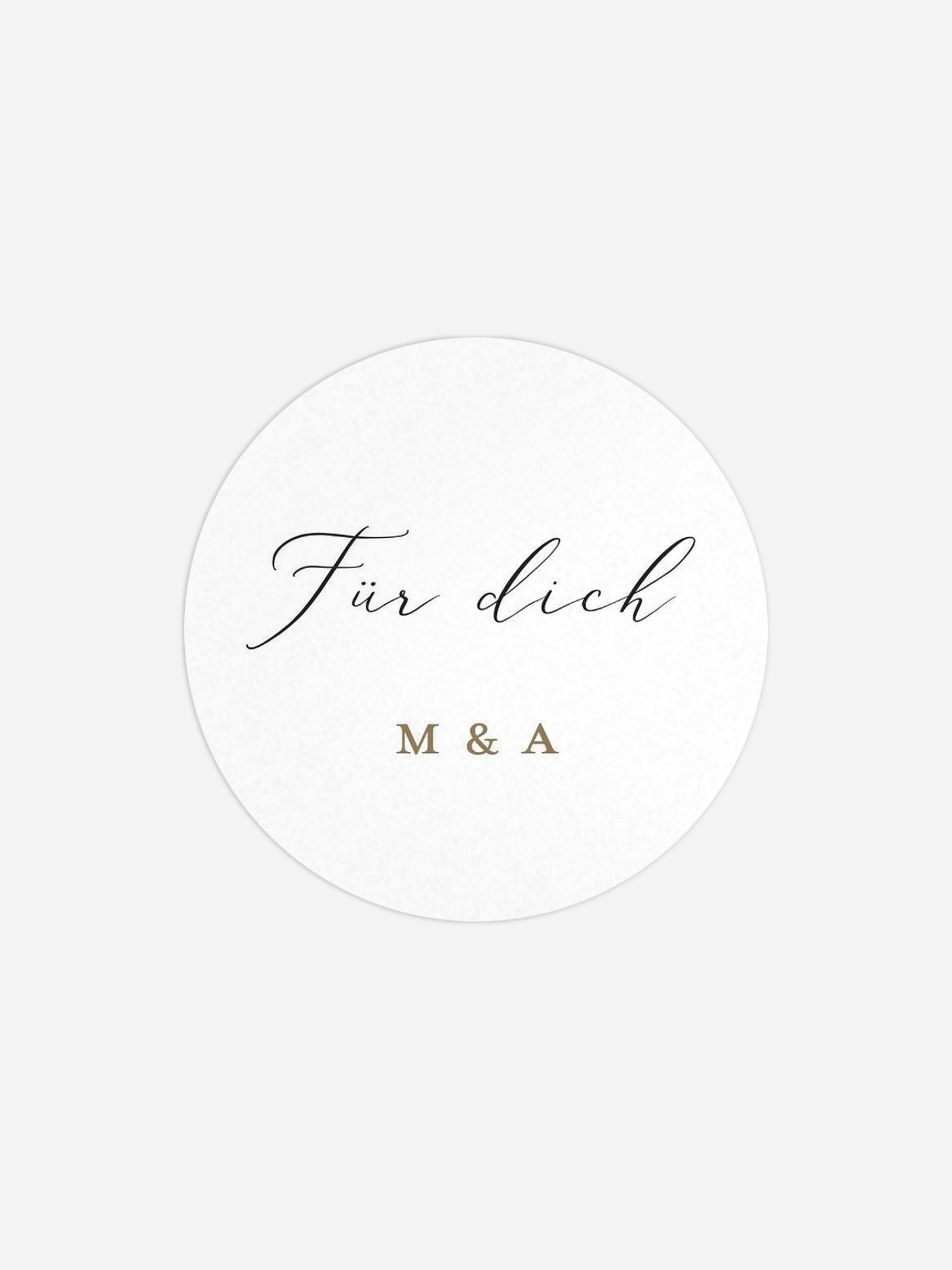 Geschenkaufkleber Hochzeit Romantic Family