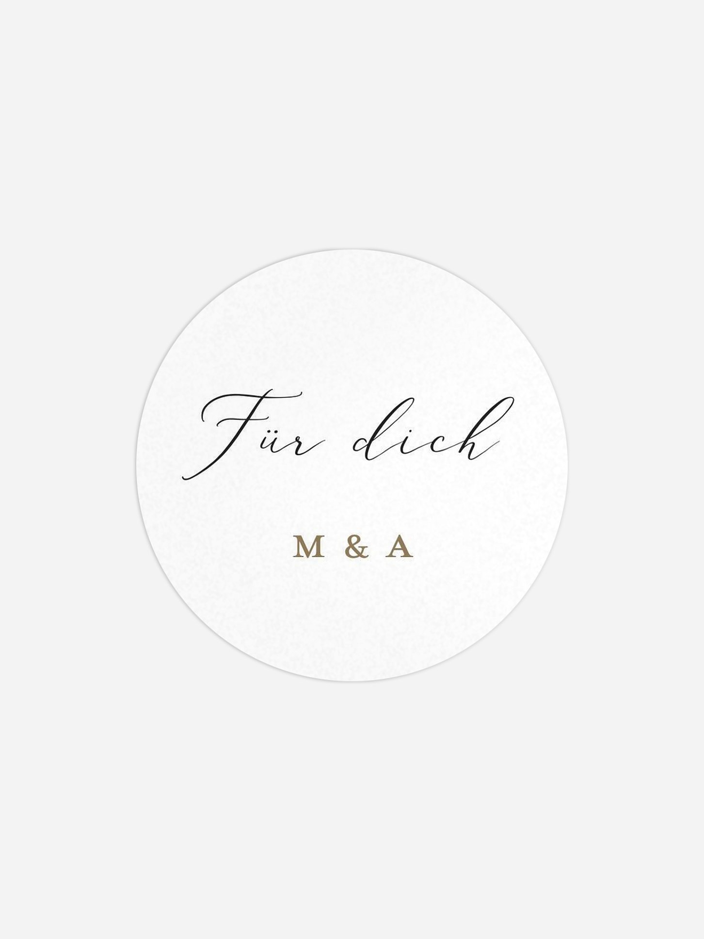 Geschenkaufkleber Hochzeit Romantic Family
