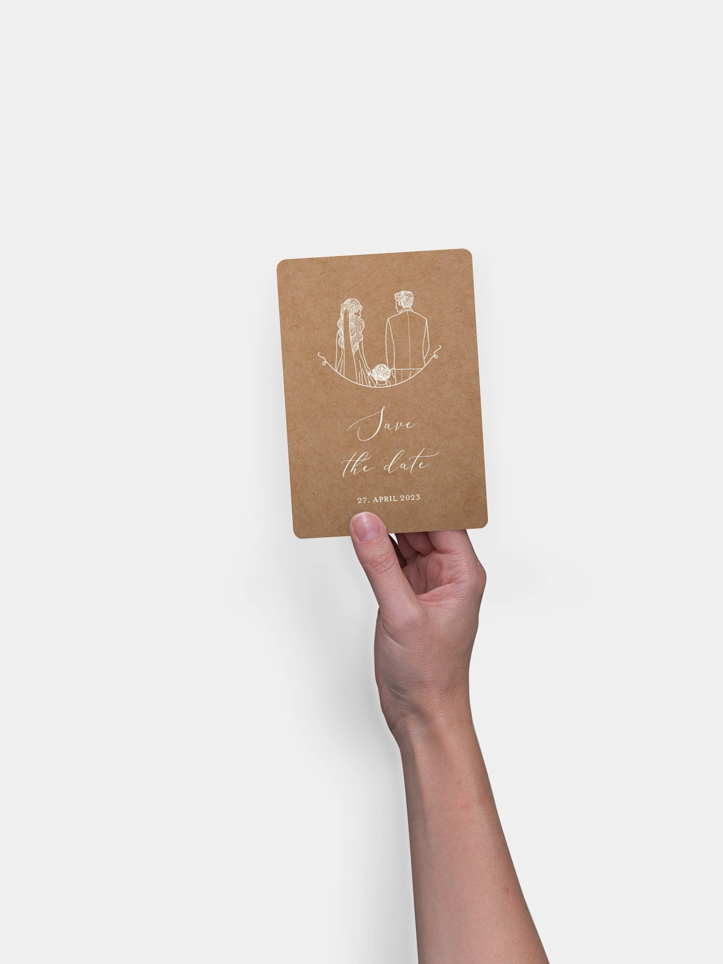 Save-the-Date Karte Romantic Family
