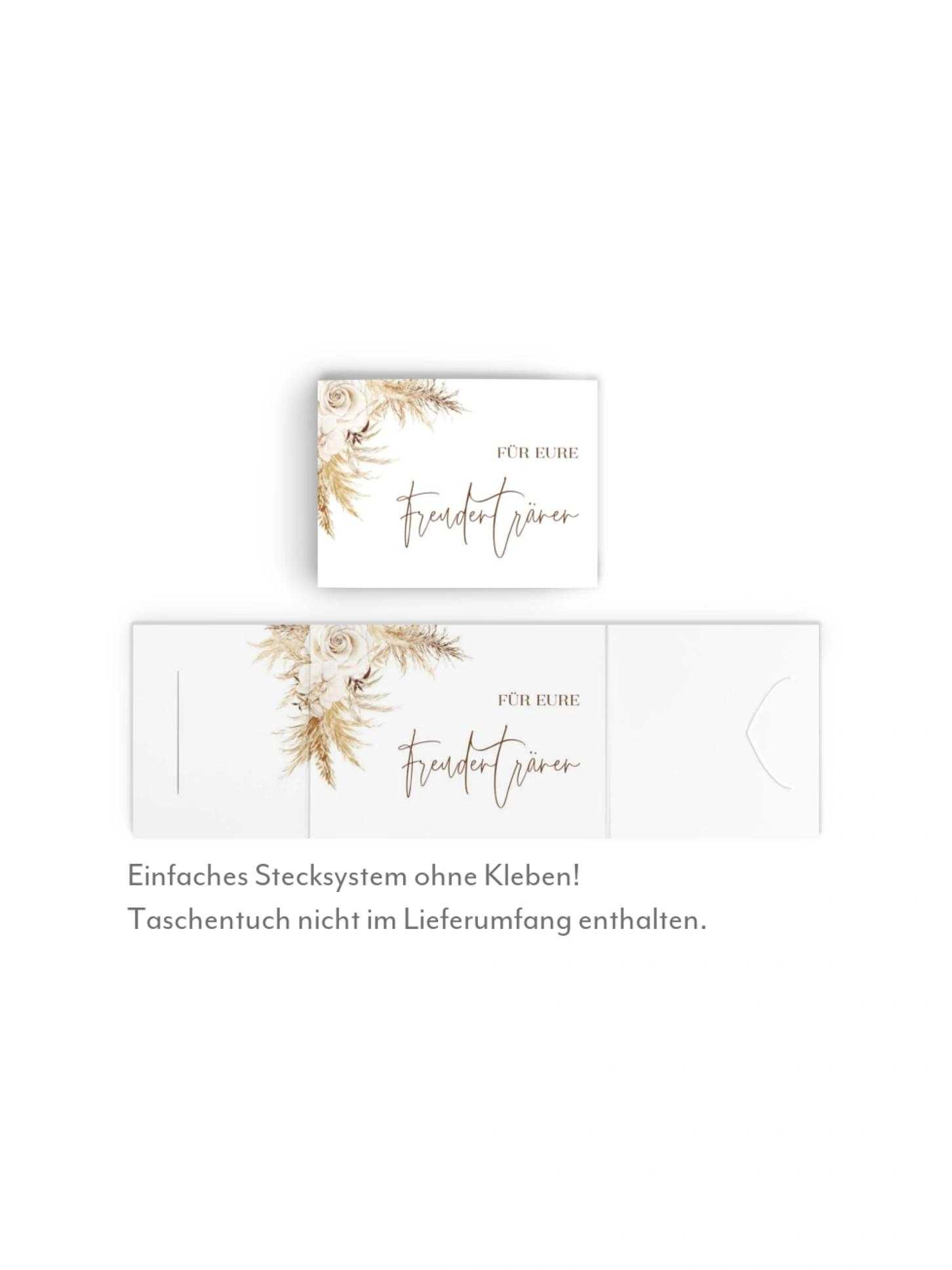Freudentränen-Taschentücher Elegant Boho