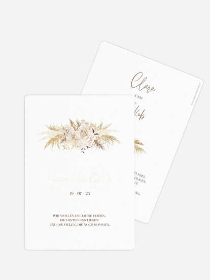 Save-the-Date Karte Elegant Boho