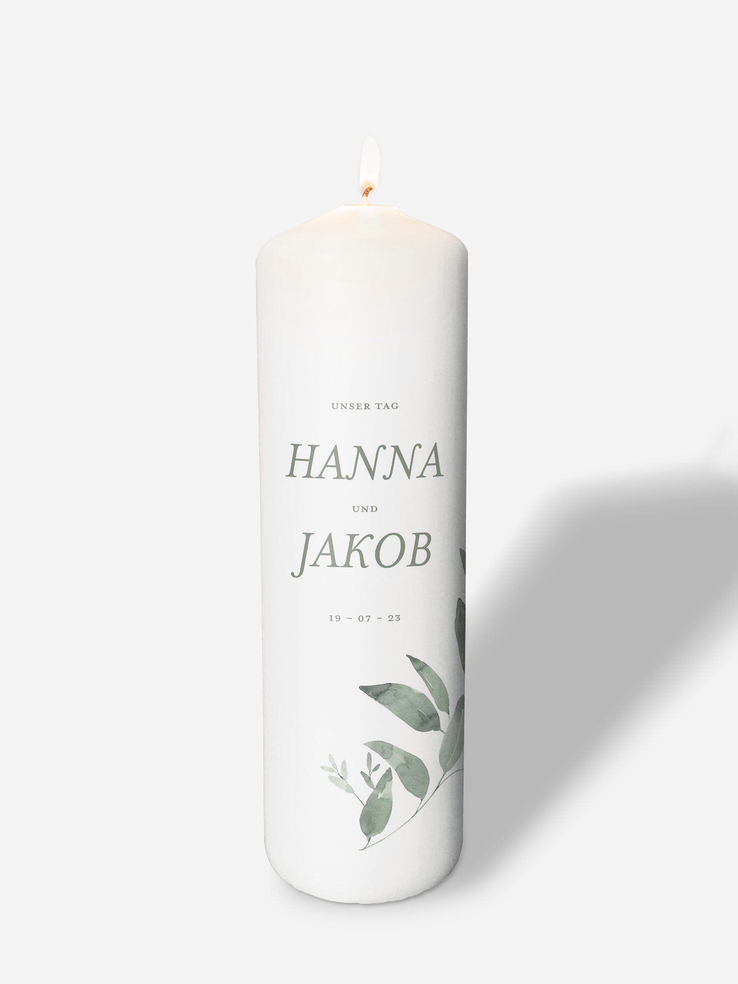 Hochzeitskerze Lovely Sage