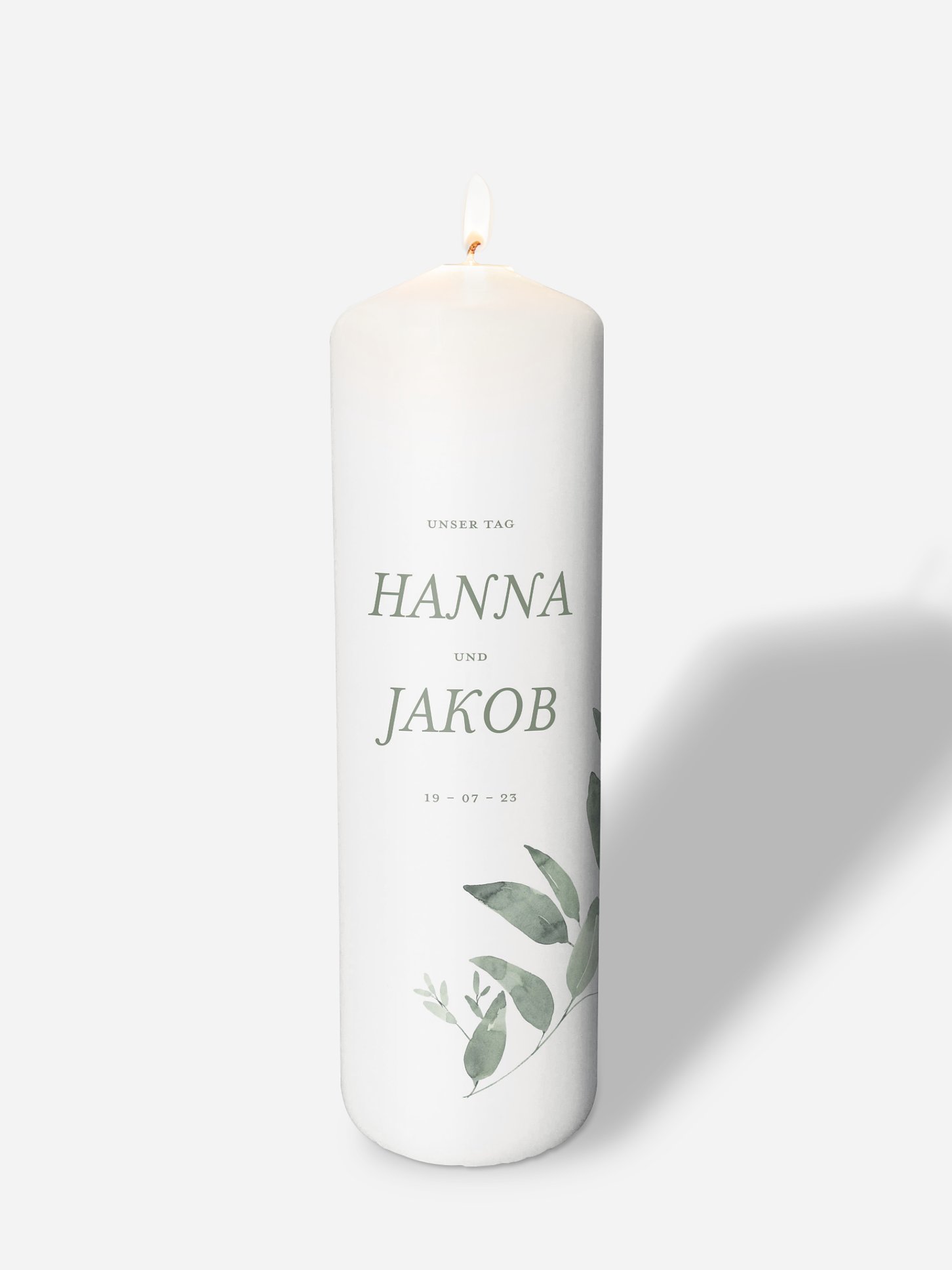 Hochzeitskerze Lovely Sage