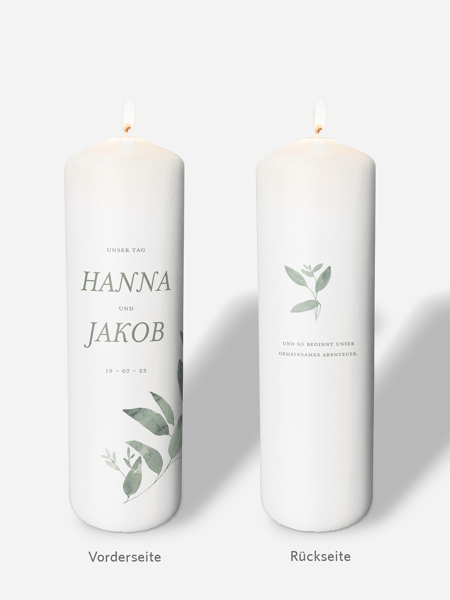 Hochzeitskerze Lovely Sage