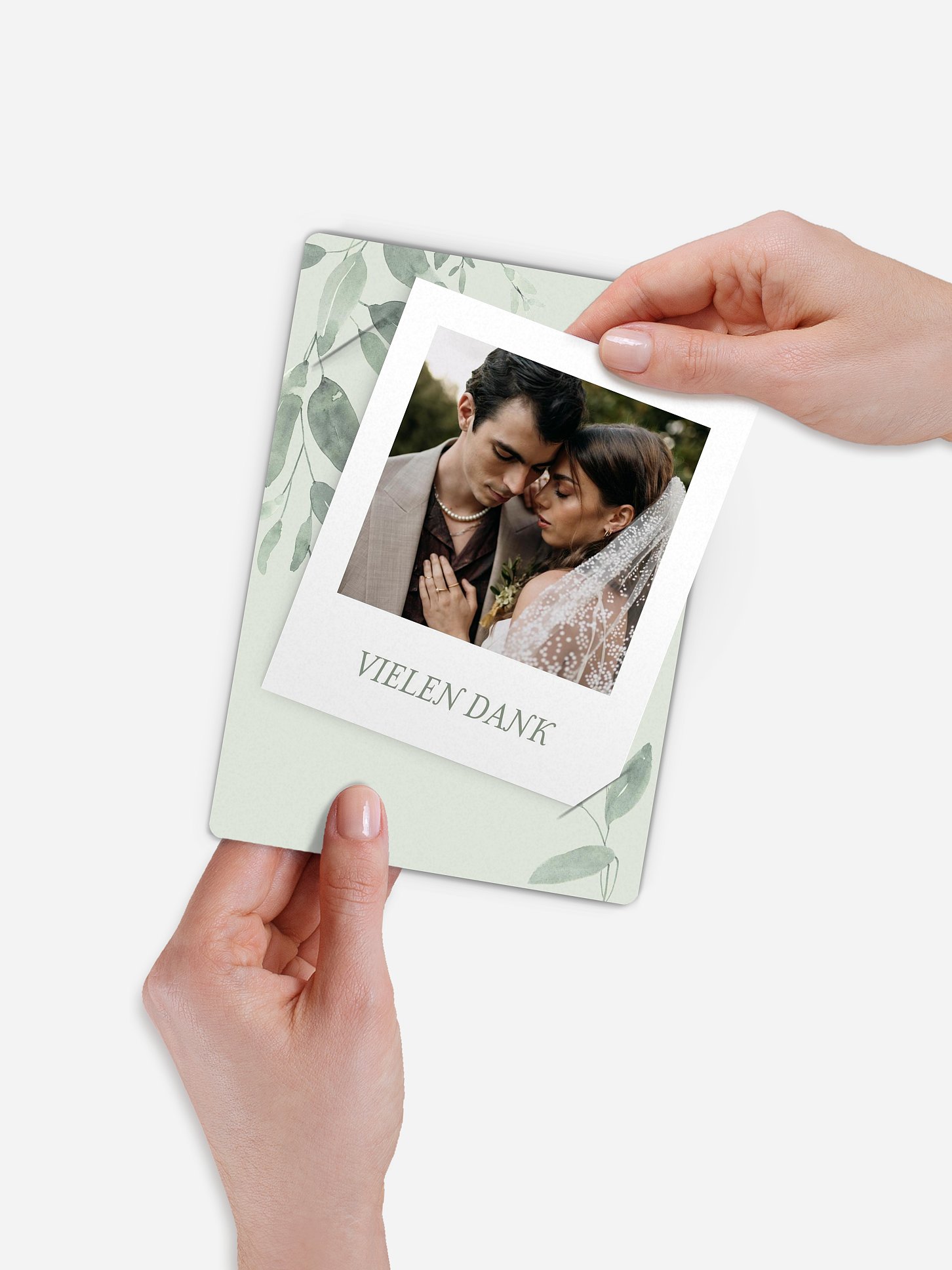 Dankeskarte Hochzeit Lovely Sage