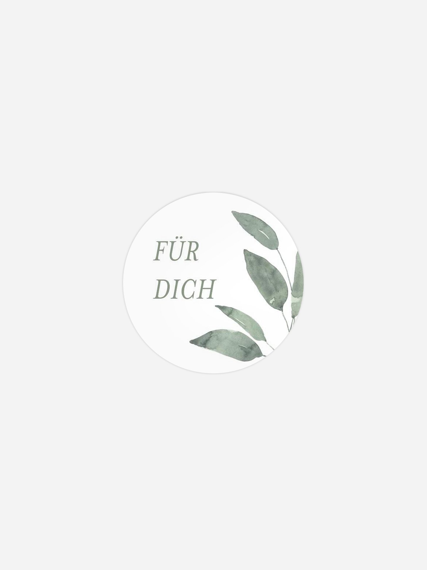 Geschenkaufkleber Hochzeit Lovely Sage