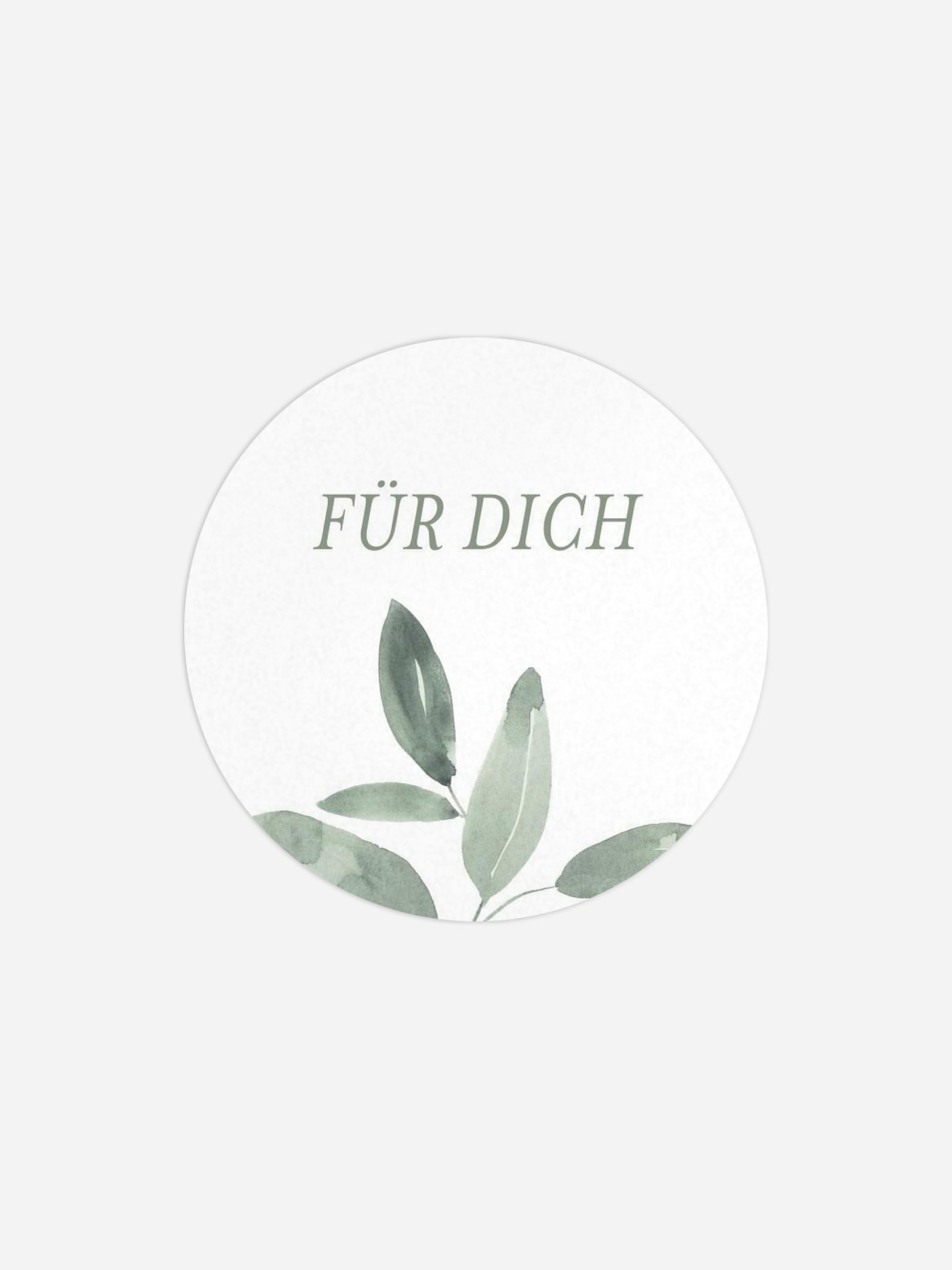 Geschenkaufkleber Hochzeit Lovely Sage