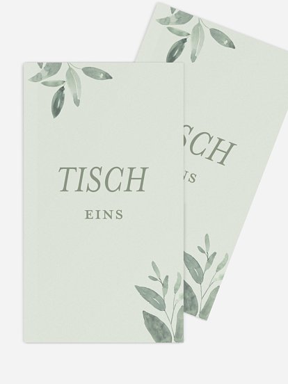 Tischnummer Lovely Sage