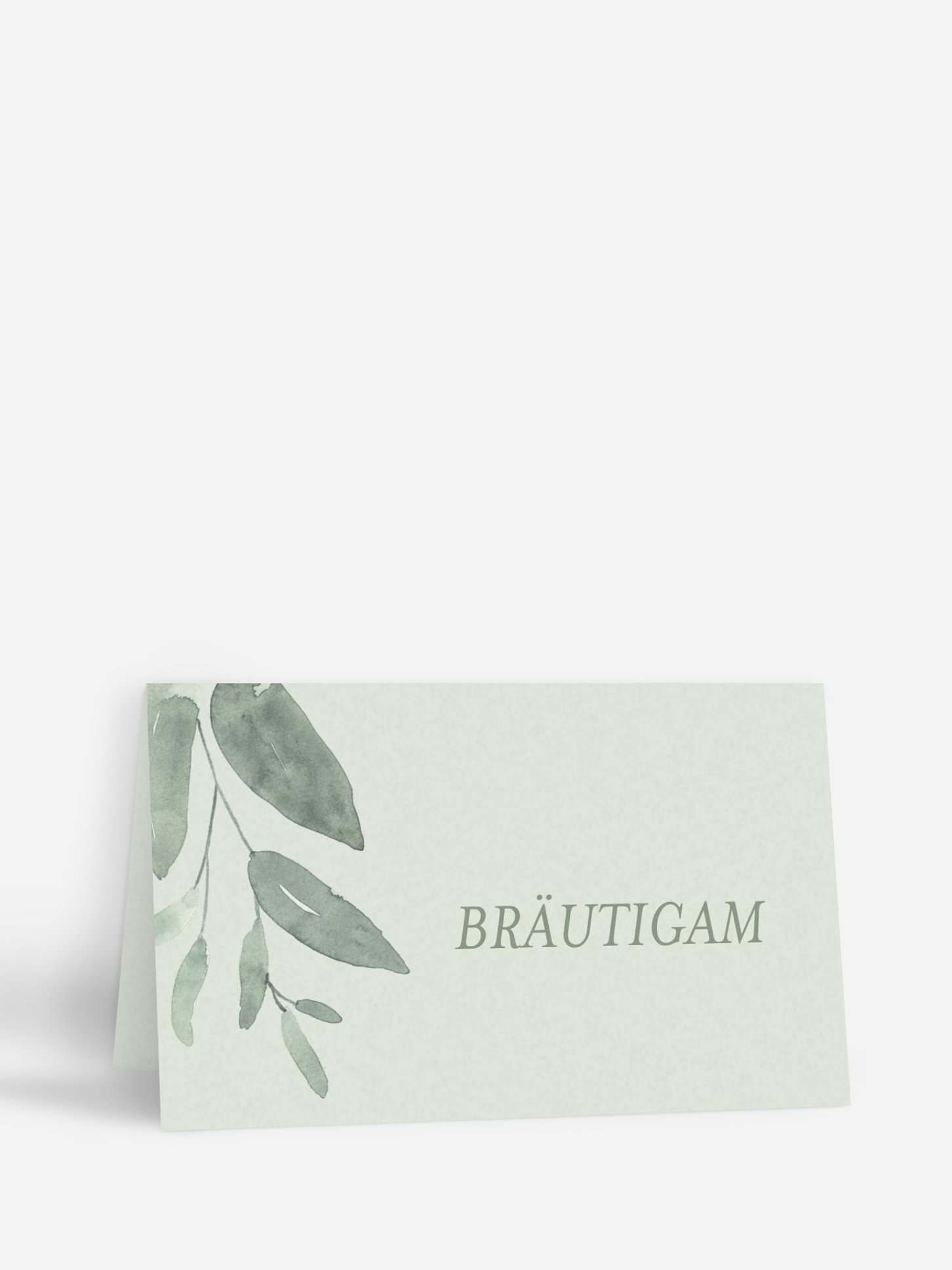 Tischkarte Hochzeit Lovely Sage