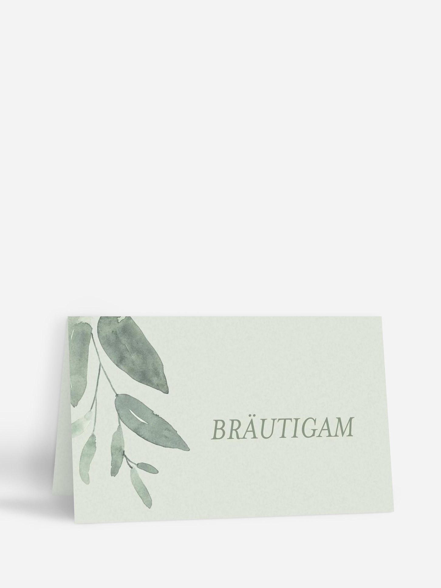 Tischkarte Hochzeit Lovely Sage