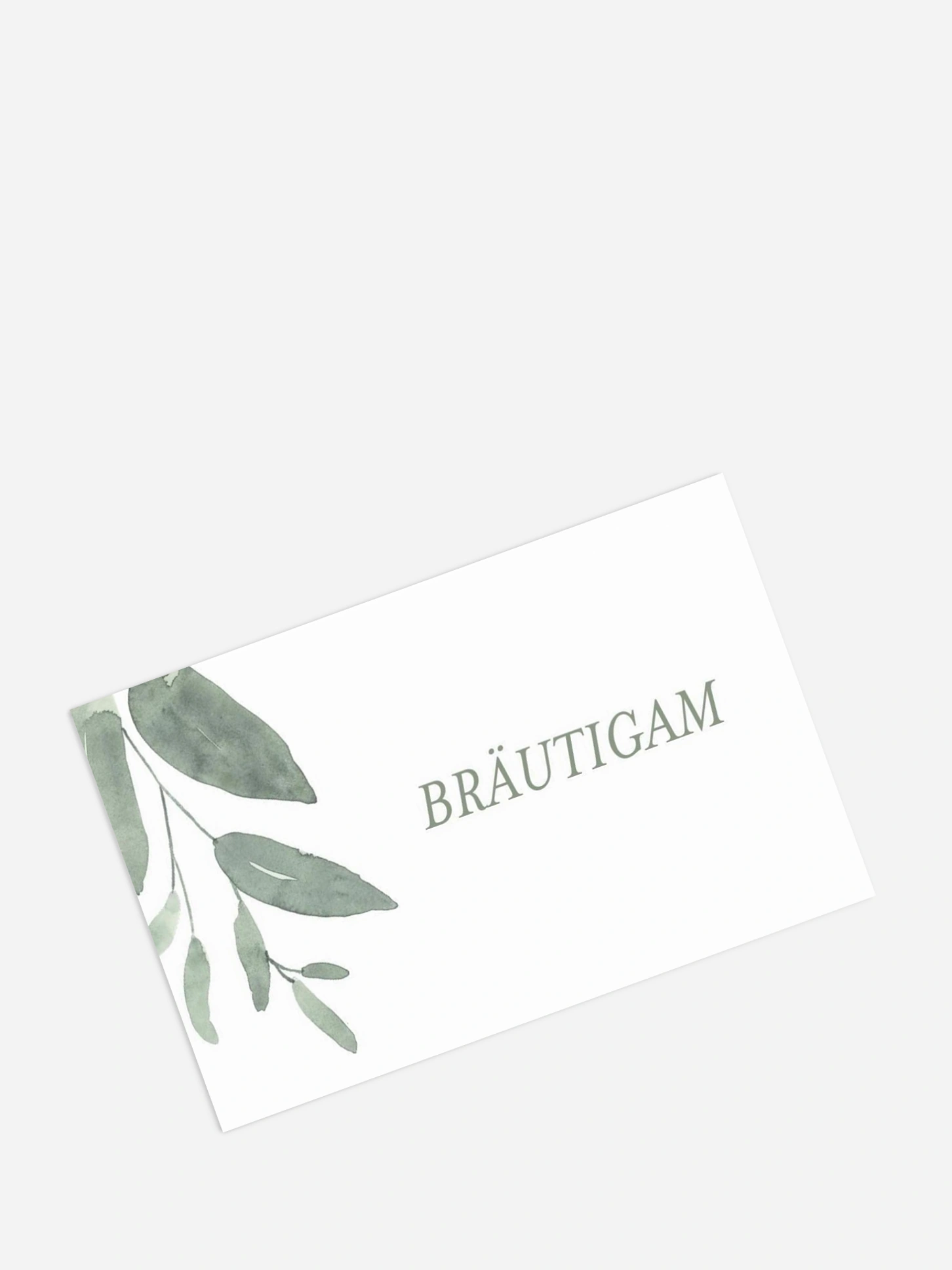 Tischkarte Hochzeit Lovely Sage