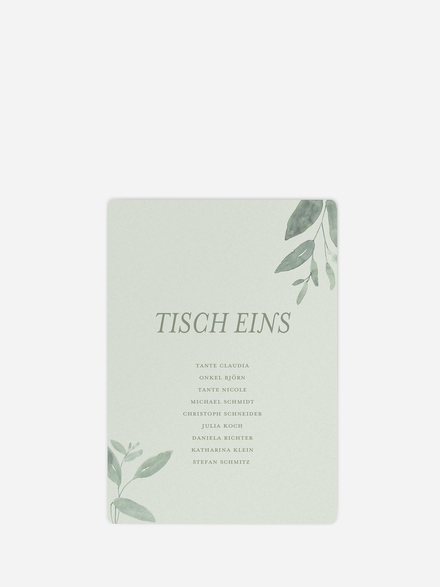 Sitzplan Kreativ Lovely Sage