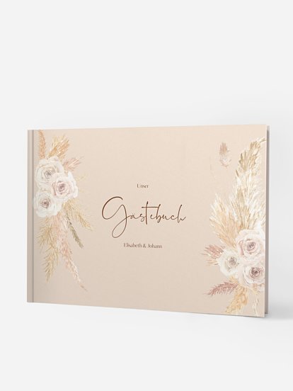 Gästebuch Dreamy Pampas